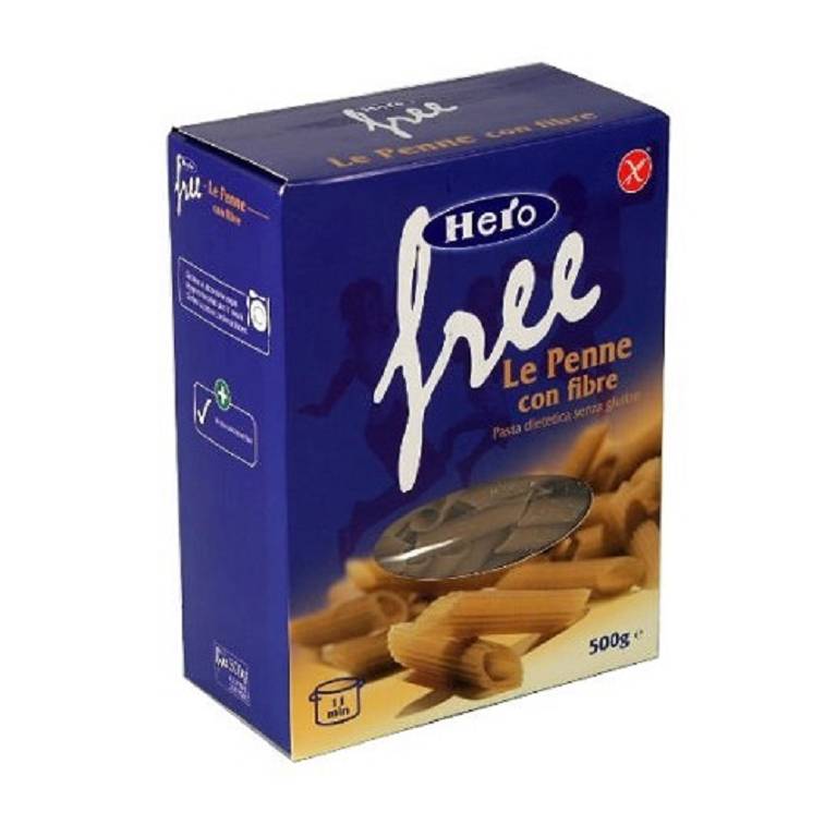 HERO FREE PENNE C/FIBRE 500G